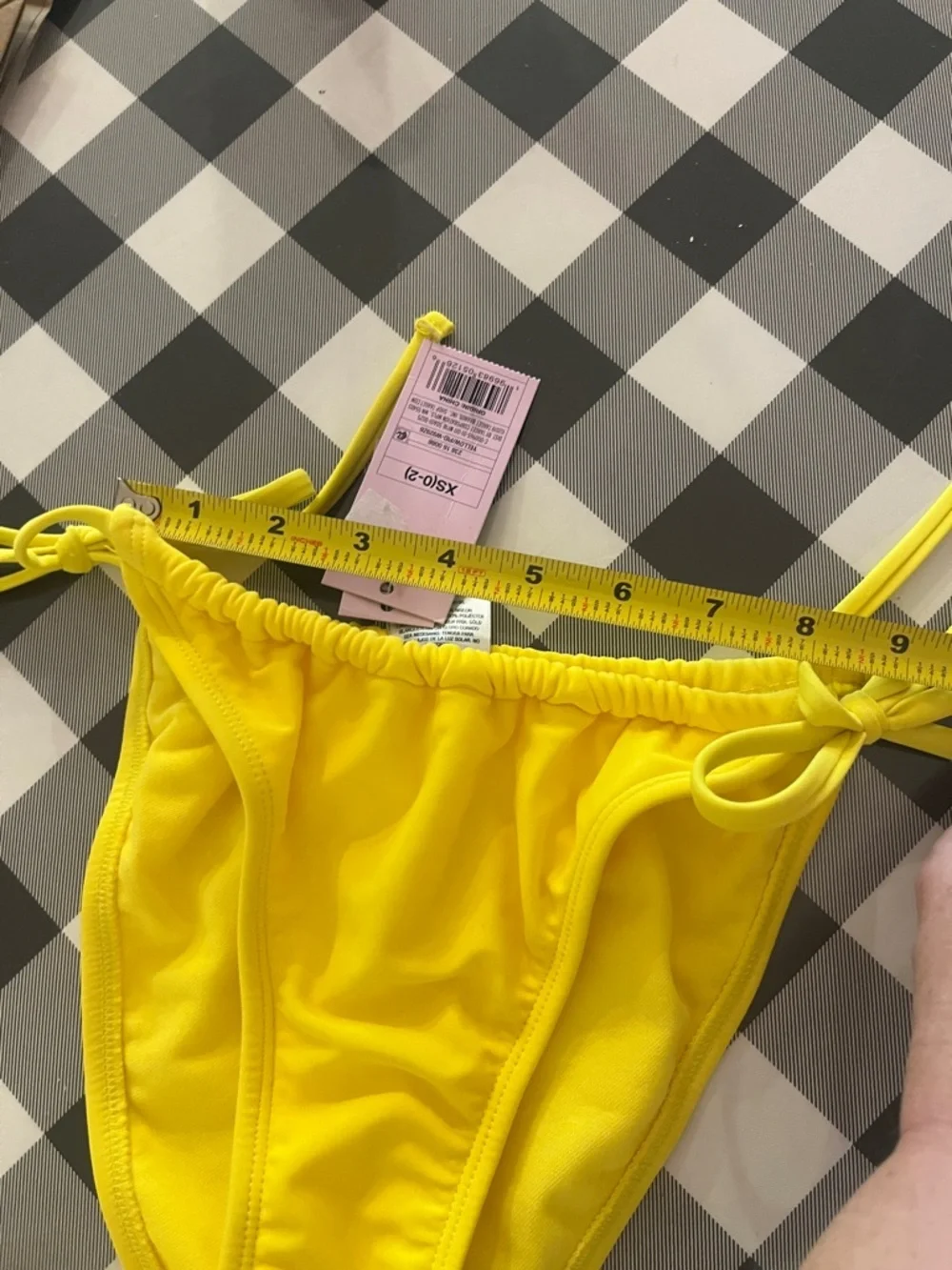New Wild Fable Bikini Bottoms Yellow String Ties Size XS NWT